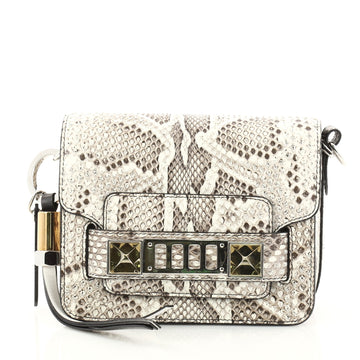 Proenza Schouler PS11 Crossbody Bag Python Tiny White 2875301