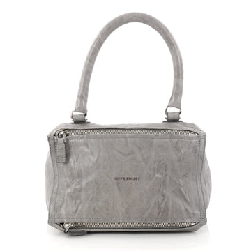 Givenchy Pandora Bag Distressed Leather Small Gray 2875802