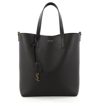 Saint Laurent North South Shopper Tote Leather Toy Black 2876701