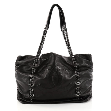 Chanel Timeless Sharpei Tote Lambskin Medium Black 2877001