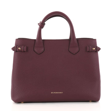 Burberry Banner Convertible Tote Leather and House Check 2877004