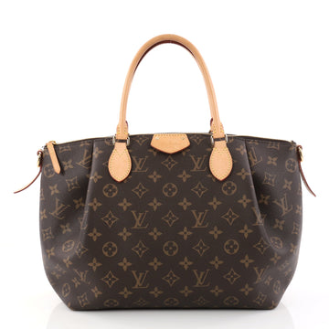 Louis Vuitton Turenne Handbag Monogram Canvas MM Brown 2877006