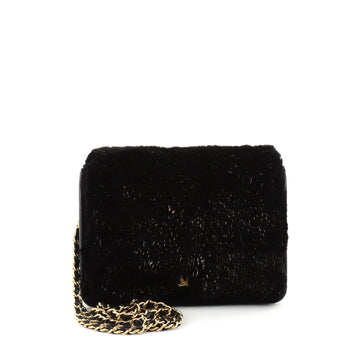 Chanel Wallet on Chain Rabbit Fur Black 2879802
