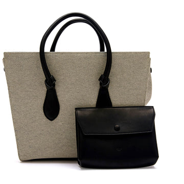 Celine Tie Tote Canvas Large