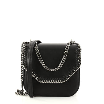Stella McCartney Falabella Box Shoulder Bag Faux Leather Mini Black 2880901