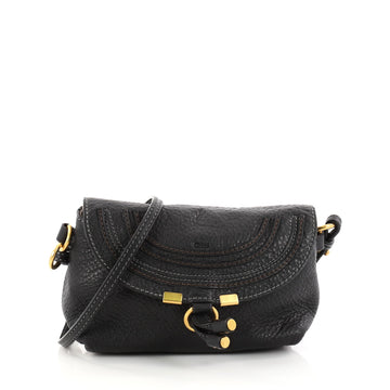 Chloe Marcie Crossbody Pouch Leather Black 2881605