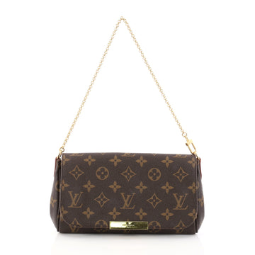 Louis Vuitton Favorite Handbag Monogram Canvas PM Brown 2881801