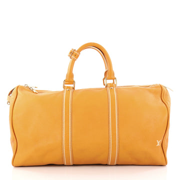 Louis Vuitton Keepall Bag Tobago Leather 50 Yellow 2883901