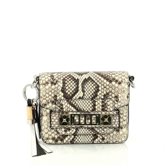 Proenza Schouler PS11 Crossbody Bag Python Tiny Neutral 2886001