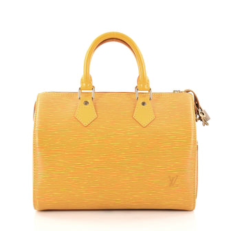 Louis Vuitton Speedy Handbag Epi Leather 25 Yellow 2887401