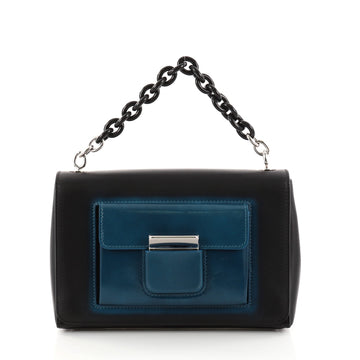 Balenciaga BAL58 Top Handle Bag Leather Blue 2887404