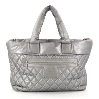 Chanel Coco Cocoon Zipped Tote Quilted Nylon Large 2887604