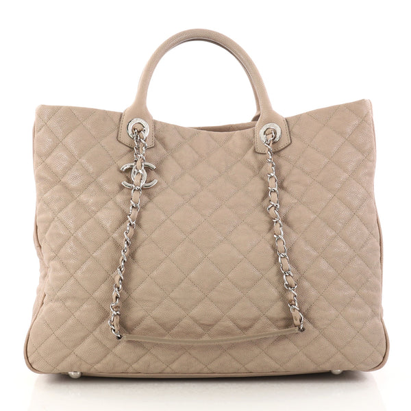 Chanel Caviar Quilted Ombre Large Shiva Shopping Tote