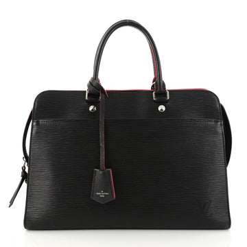 Louis Vuitton Vaneau Handbag Epi Leather GM Black 2889001