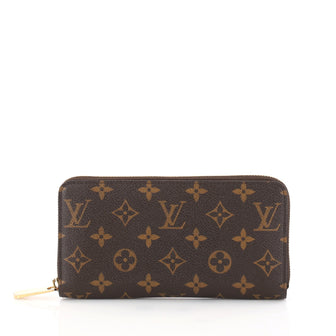 Louis Vuitton Zippy Wallet Monogram Canvas Brown 2890205