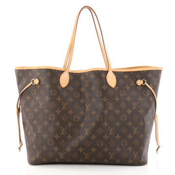 Louis Vuitton Neverfull Tote Monogram Canvas GM Brown 2890701