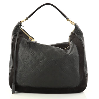Louis Vuitton Audacieuse Handbag Monogram Empreinte Leather GM Blue 2891201