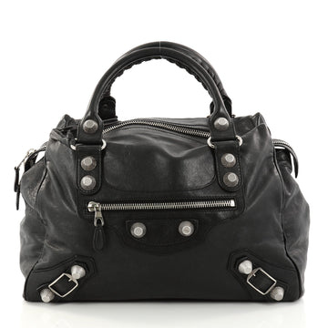 Midday Giant Studs Handbag Leather