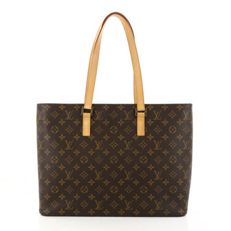 Louis Vuitton Luco Handbag Monogram Canvas Brown 2893802