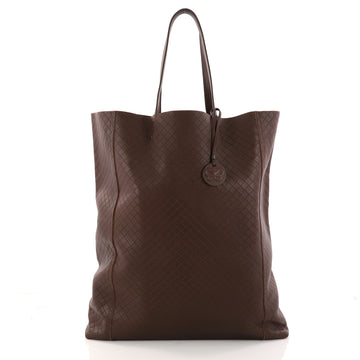 Bottega Veneta Tote Intrecciomirage Leather Tall Brown 2894002