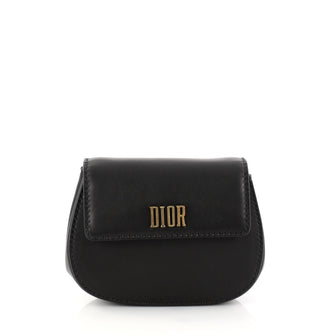 Christian Dior Dioraddict Shoulder Bag Leather Mini Black 2896203