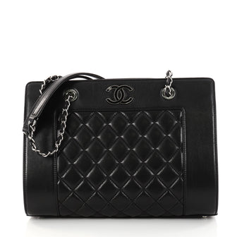 Chanel Mademoiselle Vintage Shopping Tote Quilted 2898602