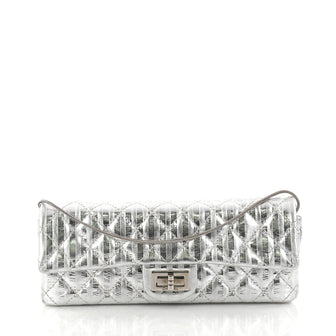 Chanel Rayures East West Reissue Clutch Quilted Calfskin 2903202