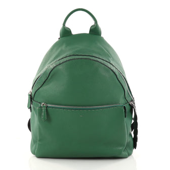 Fendi Selleria Backpack Leather with Crocodile Embossed green 2903401