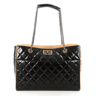 Chanel Reissue 2.55 Tote Quilted Calfskin Large Black 2904001