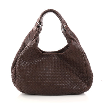 Bottega Veneta Campana Hobo Intrecciato Nappa Small Brown 2904401