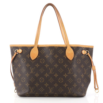 ouis Vuitton Neverfull Tote Monogram Canvas PM Brown 2907404
