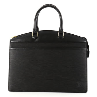 Louis Vuitton Riviera Handbag Epi Leather Black 2908201