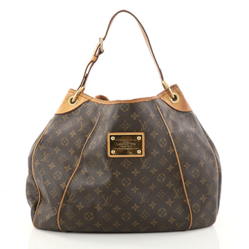 Louis Vuitton Galliera Handbag Monogram Canvas GM Brown 2908601