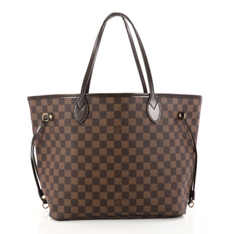 Louis Vuitton Neverfull Tote Damier MM Brown 2908604