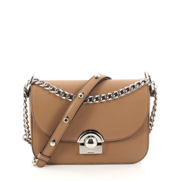 Prada Arcade Chain Crossbody Glace Calf Brown 2909102
