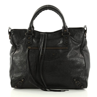 Balenciaga Velo Classic Studs Handbag Leather Medium 2910501