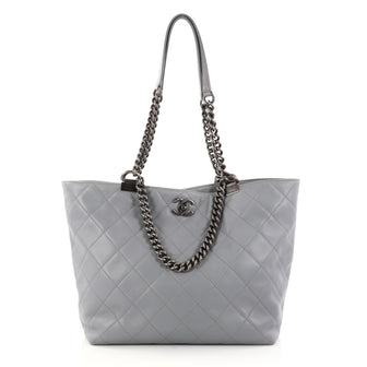Chanel Shopping In Chains Tote Quilted Calfskin Small 2913502