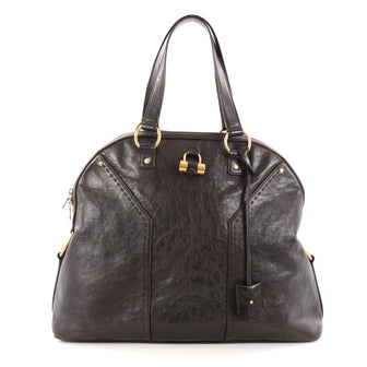  Saint Laurent Muse Shoulder Bag Leather Large Brown 2917201