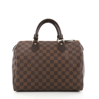Louis Vuitton Speedy Handbag Damier 30 Brown 2918701