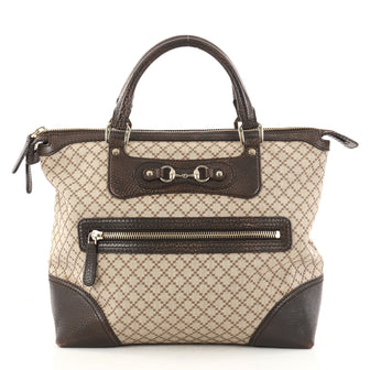 Gucci Catherine Tote Diamante Canvas with Leather Large Brown 2919704