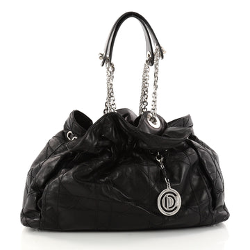 Christian Dior Le Trente Bag Cannage Quilt Leather Black 2923003