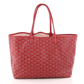 Goyard St. Louis Tote Coated Canvas PM Red 2923201
