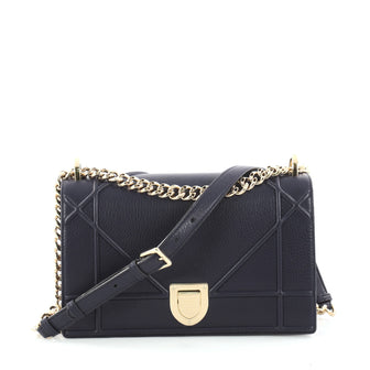 Christian Dior Diorama Flap Bag Grained Calfskin Medium 2923301