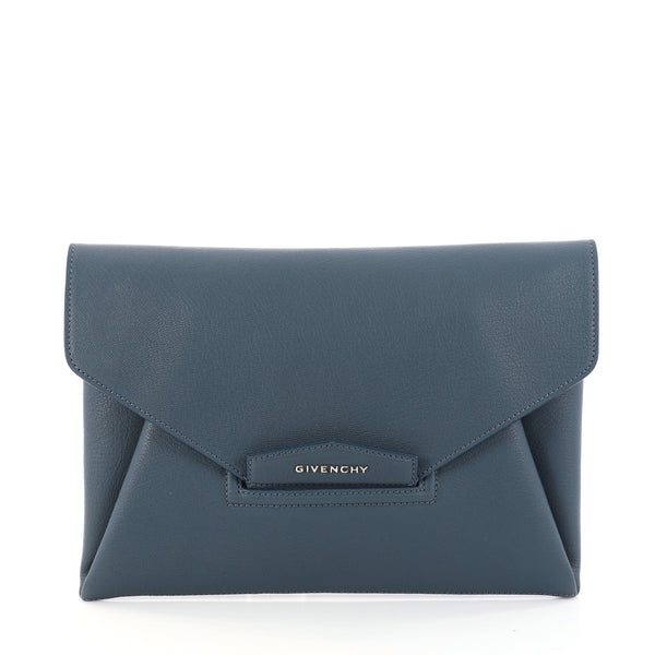 Antigona Envelope Clutch Blue Grey - ShopperBoard