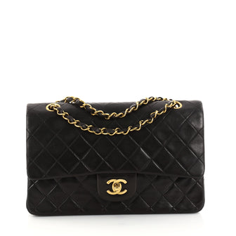 Chanel Vintage Classic Double Flap Bag Quilted Lambskin 2925202