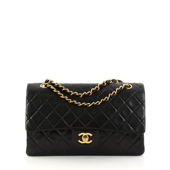 Chanel Vintage Classic Double Flap Bag Quilted Lambskin 2925302
