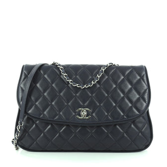 Chanel CC Flap Compartment Shoulder Bag Quilted Lambskin 2926302
