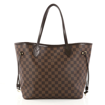 Louis Vuitton Neverfull NM Tote Damier MM Brown 2926403