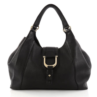 Gucci Greenwich Shoulder Bag Leather Medium Black 2926601