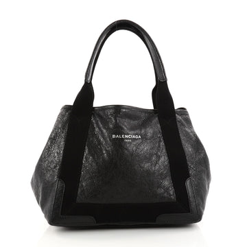 Balenciaga Navy Cabas Leather Small Black 2927204